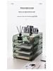 Transparent Desktop File Organizer and Document Storage Rack