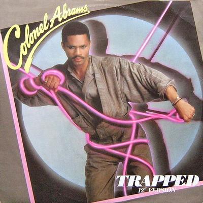 12-Zoll Schallplatte COLONEL ABRAMS Trapped 12-Zoll Version MCAT997 MCA Records 1985 UK Dance Electronica Gebraucht