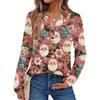 Women's Print Long Sleeve Shirts Elegant Casual Tops Trendy Shirts Tops