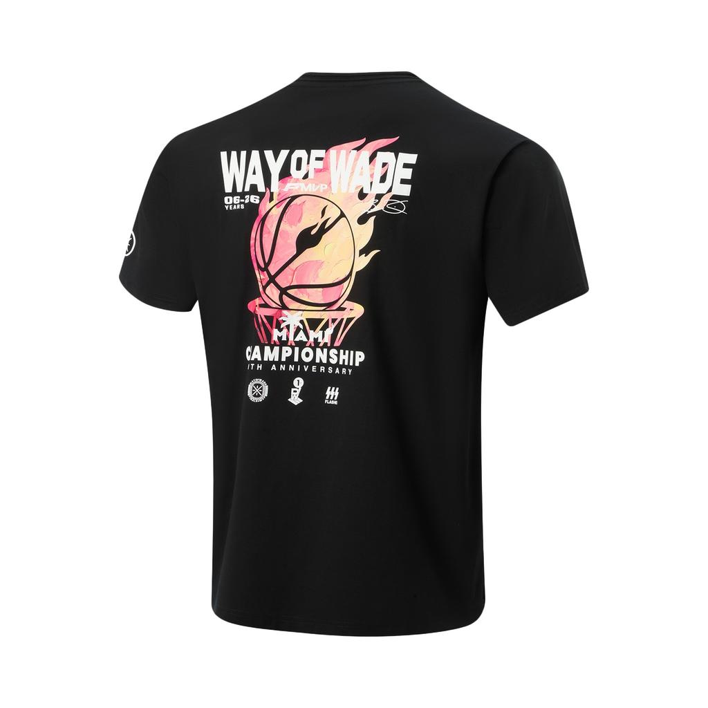 Li Ning Wade Series Comfortable Quick-Dry Cool Round Neck T-Shirt Men tops AHSW121-1