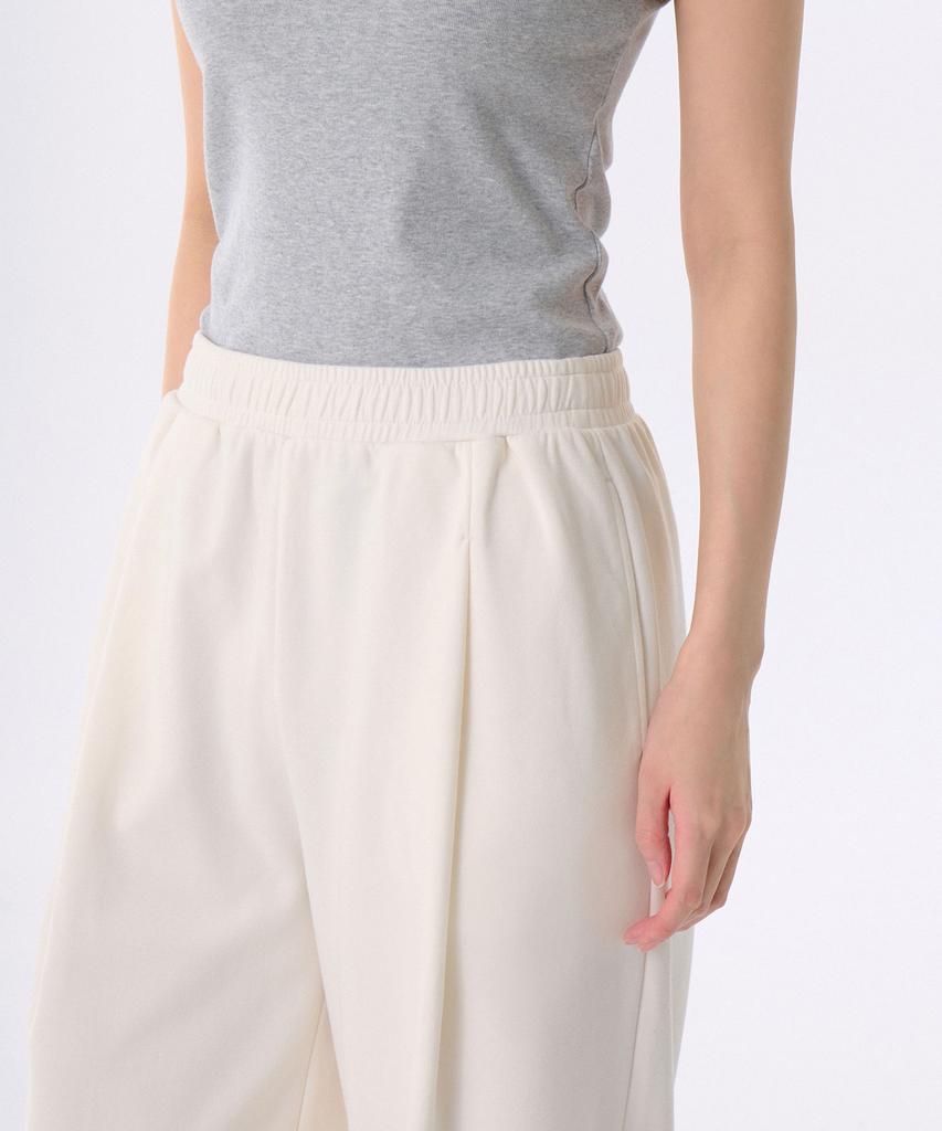 MUSINSA STANDARD WOMAN [Cooltandard] Women'S Deep Tuck Variable Wide Lounge Sweatpants [Cream]