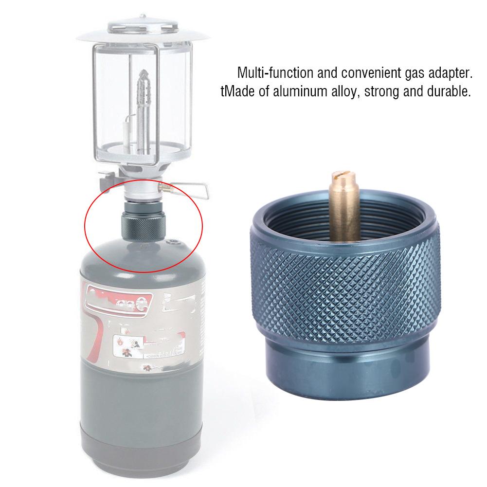 Camping Stove Adapter, Hiking Camp Gas Converter Charging Adapter for Outdoor Backpack
