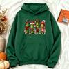 Christmas Pickle Family Funny Pickle Jar Xmas Graphic Hoodie Women Casual Long Sleeve Pullover Humorous Winter Clothes Women