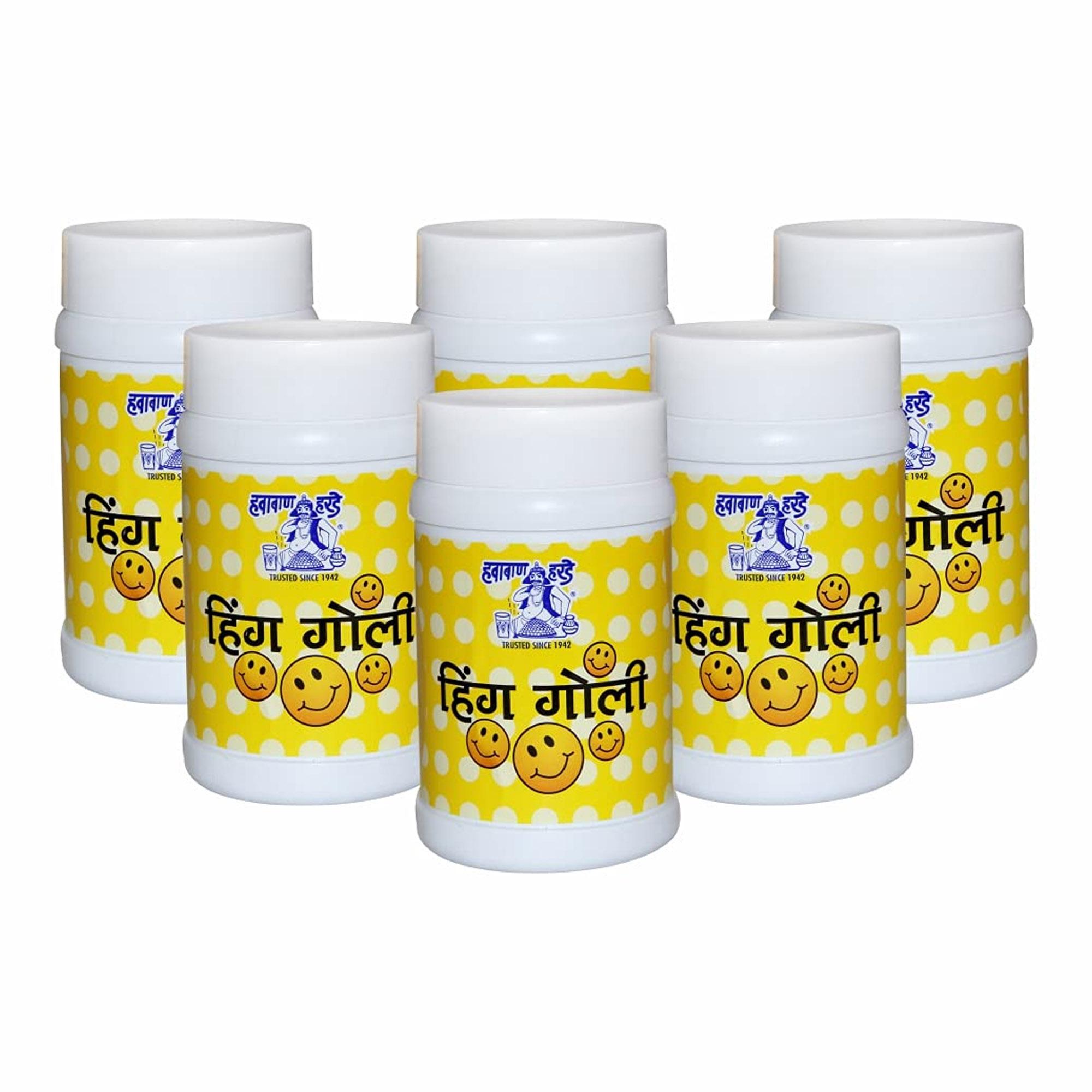 Hawaban Harde Hing Goli 50G Pack Of 6 For Digestive Comfort And Everyday Wellness Authentic Traditional Indian Herbal Blend
