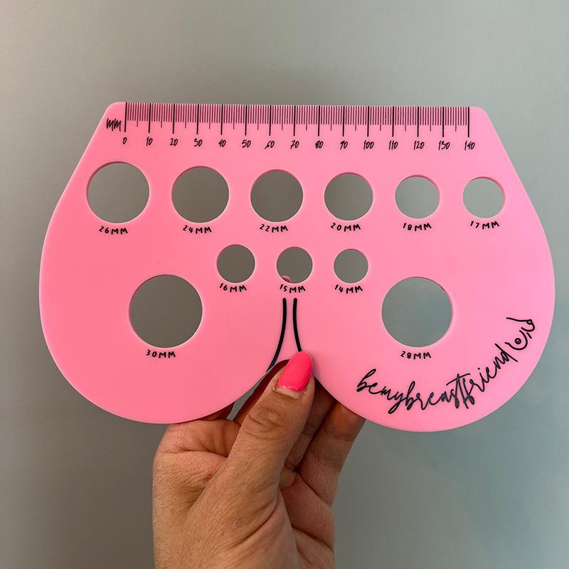 Nipple Ruler By Christine Krahl Flange Size Measuring Tool Milk