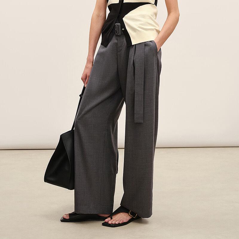 LESS 2026 Summer Fashion Casual Loose Banana Trousers