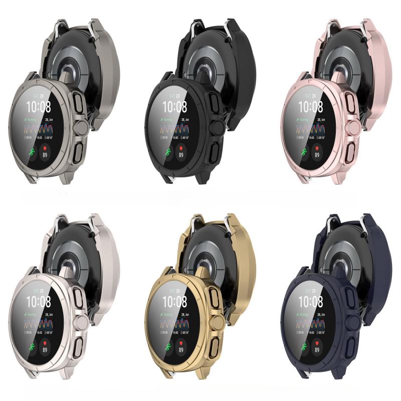 PC Case + Glass For Samsung Galaxy Watch 7 40mm Change Shockproof Cover Bumper Shell With Screen Protector For Galaxy Watch7