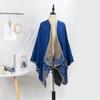 Double-Sided Cloak, Ethnic Style Pattern Shawl, High-End Wear, Women Wear Warm Shawl Jacket On Both Sides