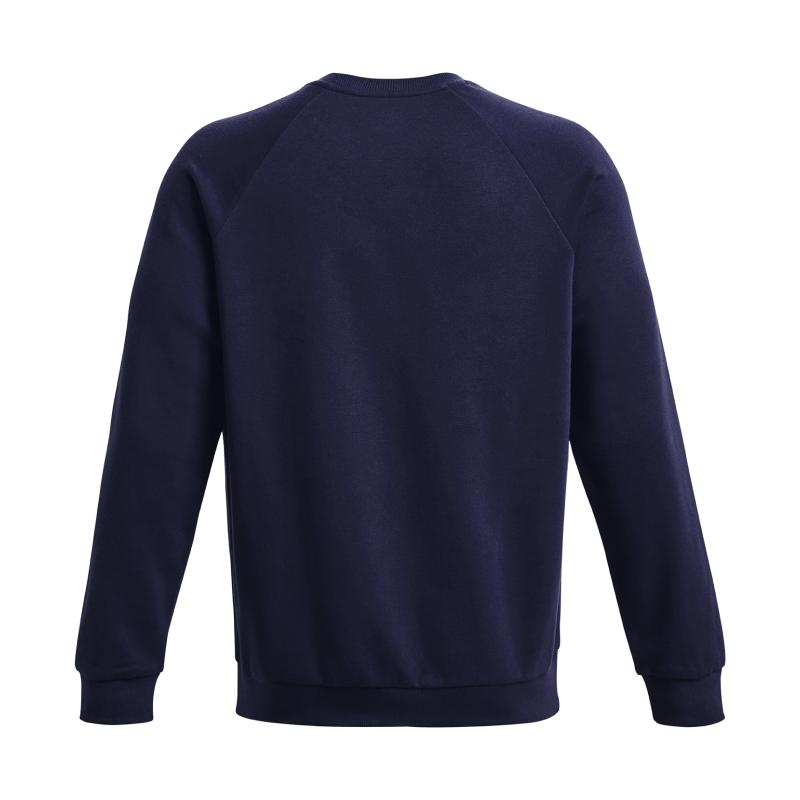 Under Armour Rival Solid Fleece Crew Training Sweatshirt Men Sweatshirt Dark-Blue 1379755-410