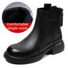 British Style Retro Genuine Leather Soft-soled Zipper Boots Cowhide Chelsea Fashion Ankle Boots