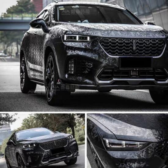 3D Forged Wrapping Vinyl Film Matte Carbon Fiber Motorcycle Car Stickers Decals