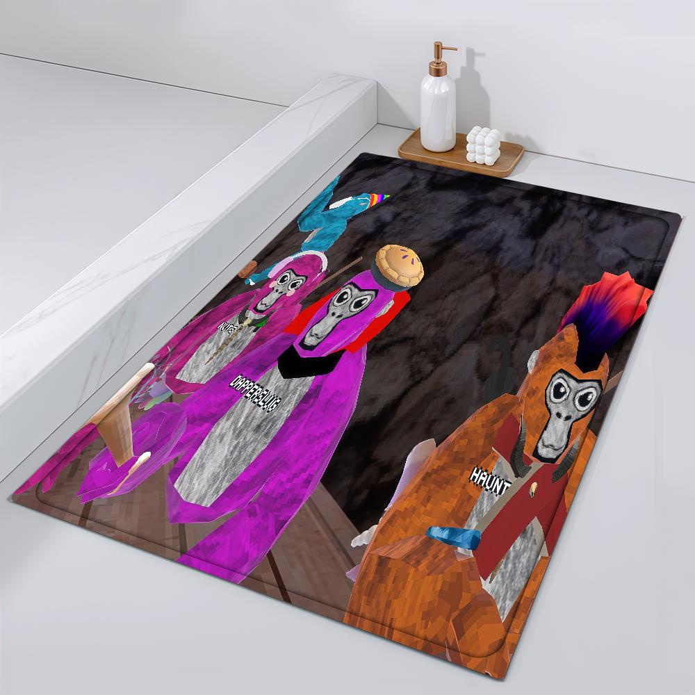 

Door Mat Bedside Entrance Bath Floor Game Decoration G-Gorilla Corridor Tag Door Leisure Mat Carpet Living Room Balcony 40cm x 60cm