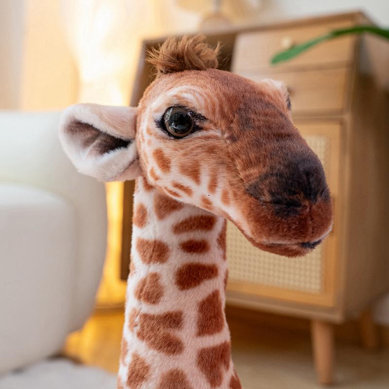 25 30Cm Simulation Giraffe Plush Doll Kawaii Forest Wild Animal Home Decoration Birthday Gift