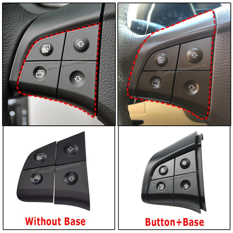 A164 820 7910 9116 16482079109116 Car Steering Wheel Button 4 Keys for Mercedes-Benz ML GL B R-Class W164 W245 W251 Auto Parts