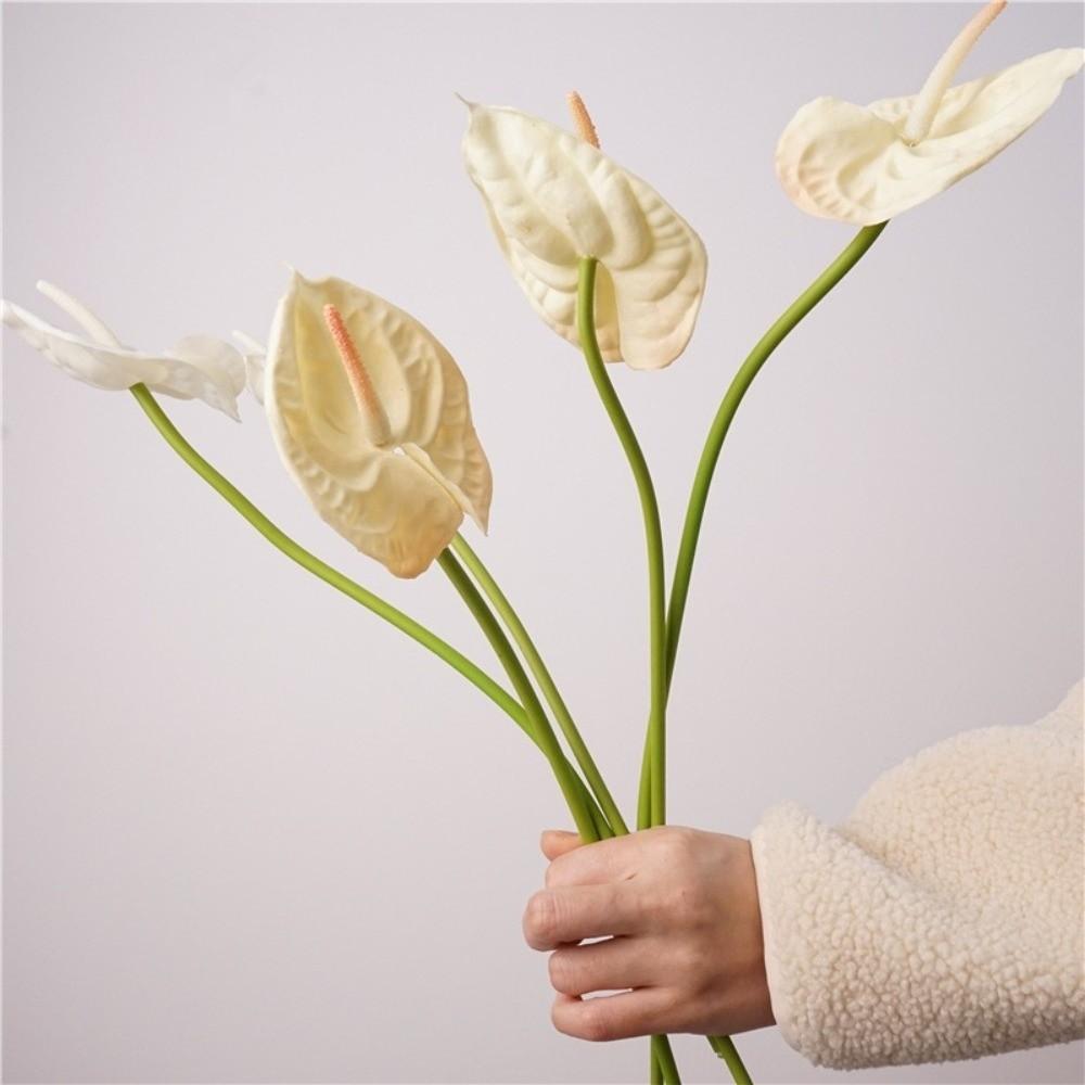 Wedding Background Artificial Anthurium Flower Home Decoration Party Floral Arrangement