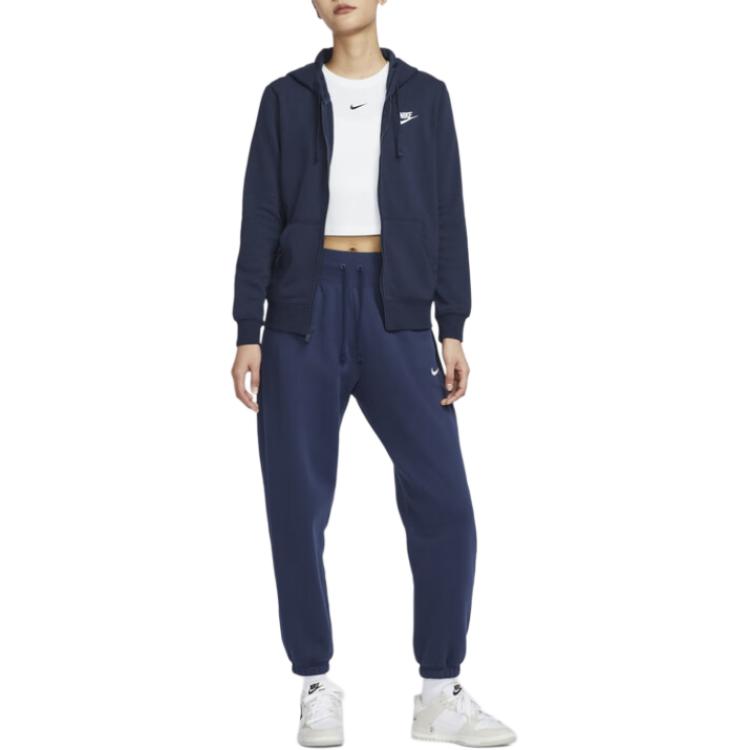 New Nike Jackets Coats Women's Obsidian Color/White DQ5472-451