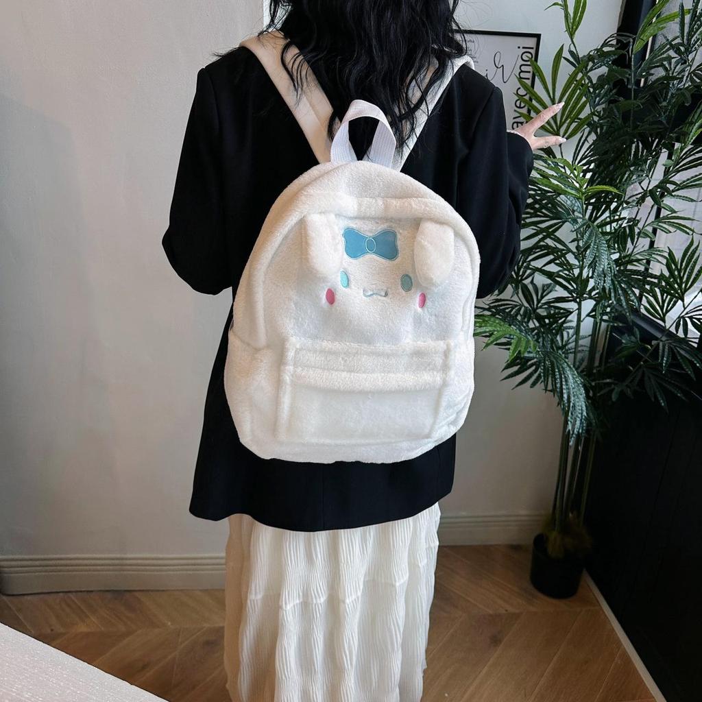 Sweet Fresh Large Capacity Cute Bear Fluffy Student Backpack