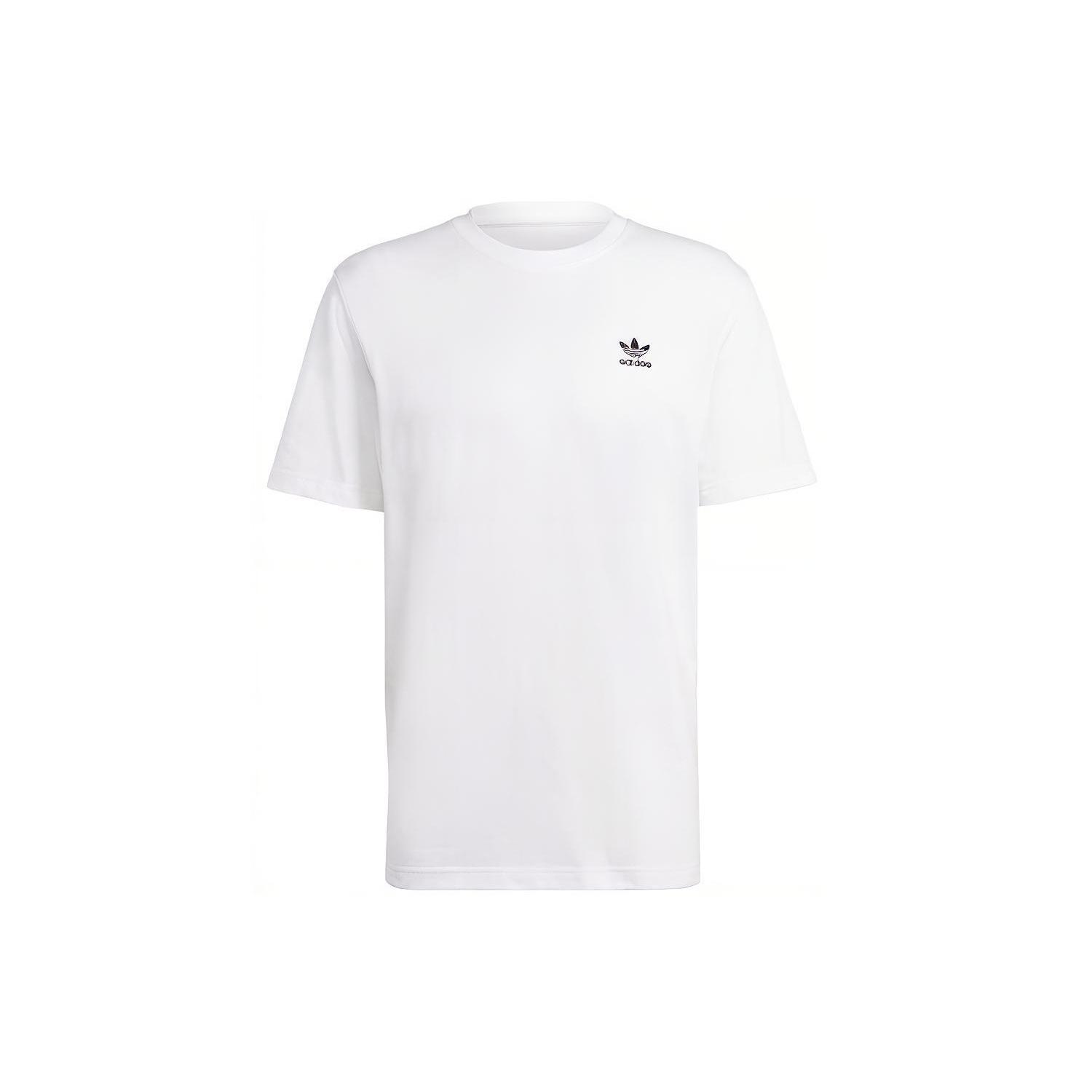 adidas originals Adicolor Classics Back+front Trefoil Boxy Tee White Black Men s IM4513 L