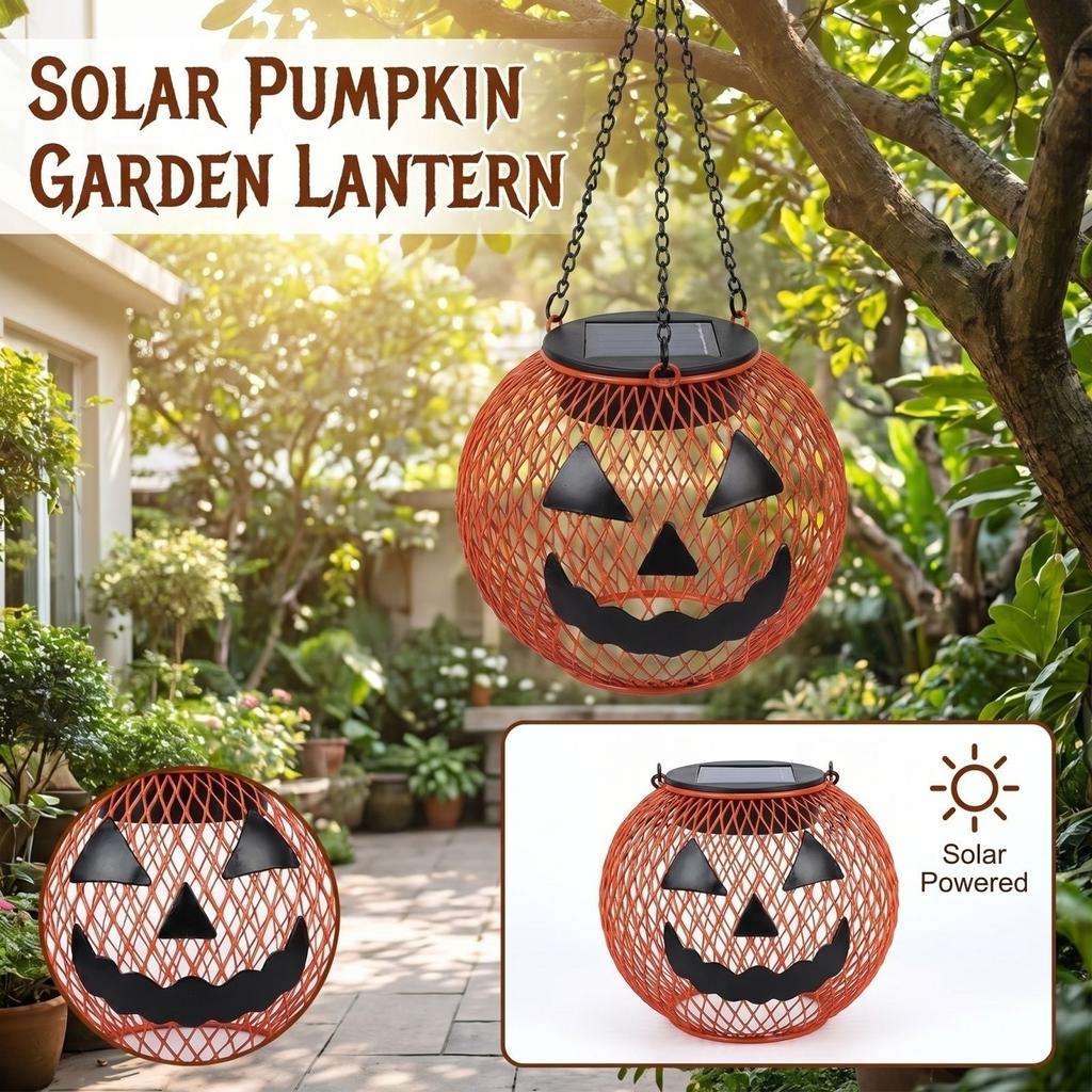 Outdoor Hanging Lights Pumpkin and Tennis Ball Shape for Garden Yard Decoration
