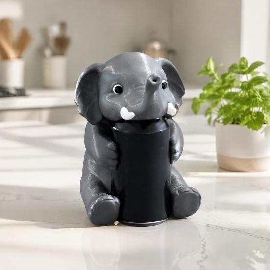 Copri Lattine Bevande Dinosauro Ippopotamo Rana Elefante Tappo Protettore per Bibite, Coperchi Animali Carini Stampati 3D, Protezione da Polvere e Mantenimento Carbonatazione
