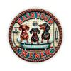 Vintage Dog Bath Metal Tin Sign Pet Lover Gift Home Decor Bathroom Art