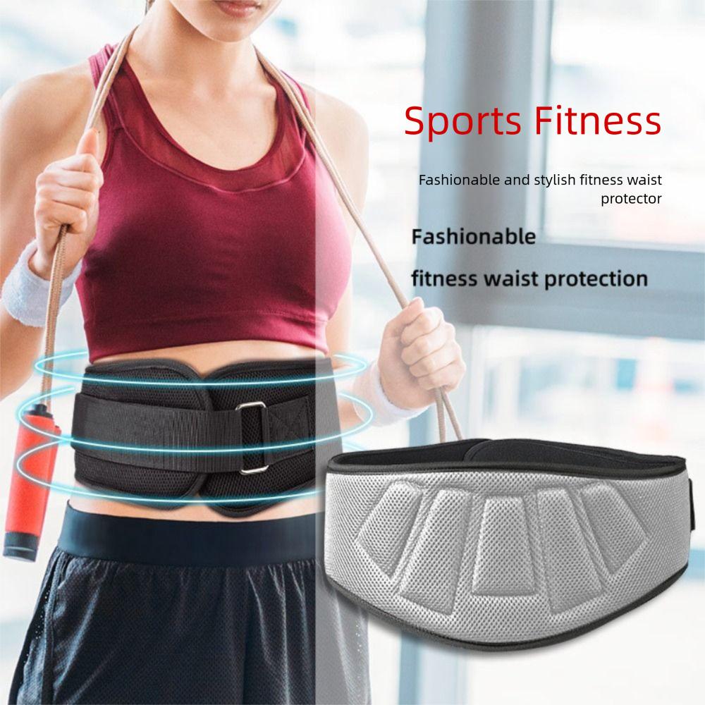 Breathable Weightlift Waist Support Adjustable Workout Power Belt Practical Fitness Belt  Deadlift