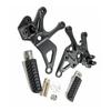 For Kawasaki Z900 2017- Foot Rest Pedals Front Driver Foot Pegs Bracket Assembly Motorcycle Accessories