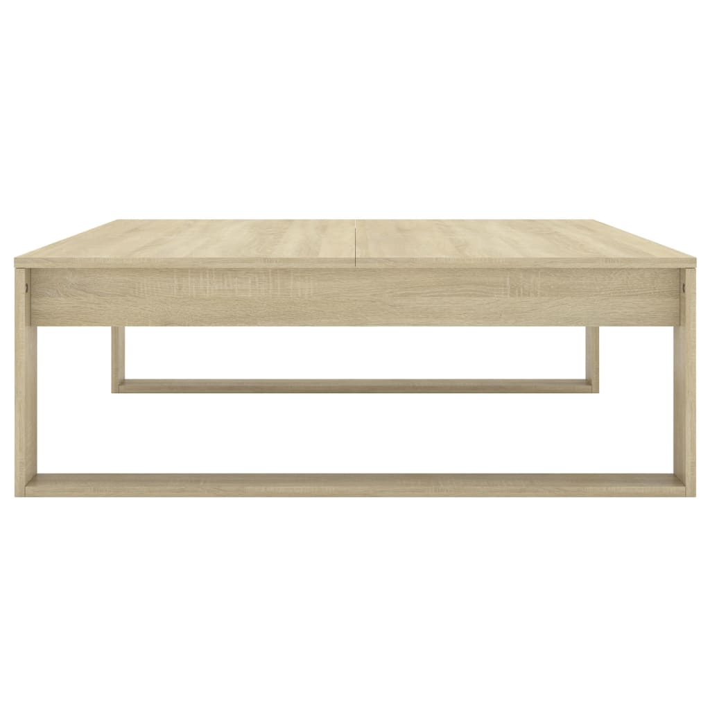  Coffee Table, Sonoma Oak, 100x100x35 Cm