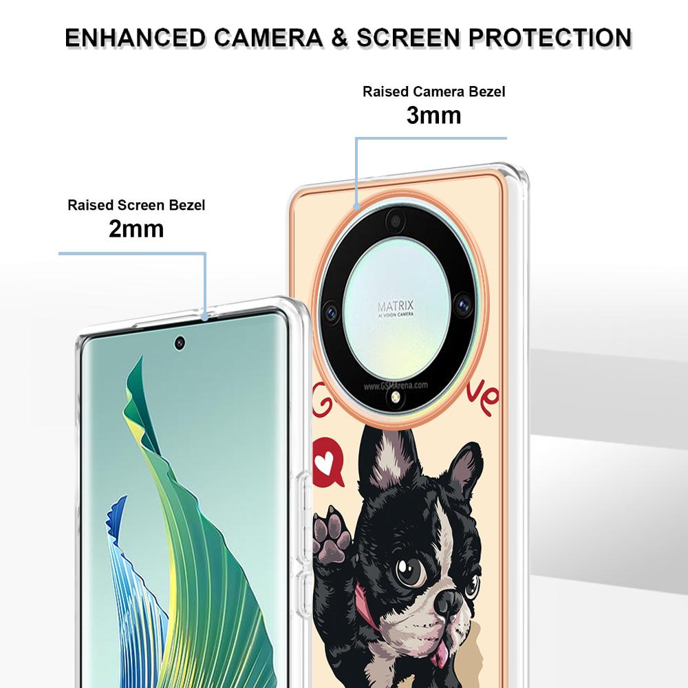 Per HONOR 90 LITE COVER CUSTODIA TPU TRASPARENTE PELLICOLA VETRO TEMPERATO - Foto 14