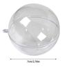 Christmas DIY Acrylic Hollow Ball Clear Balls Fillable Ornaments Ball Transparent Ball DIY Crafts for Wedding Christmas Decor