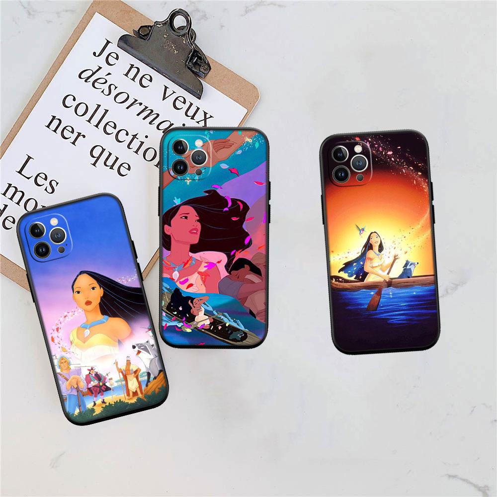 CJ41 Disney Pocahontas Soft Shell Phone Case for Redmi Note 10 11 12 Pro Max 10S 10C 10T 11A 11S 12S 12C