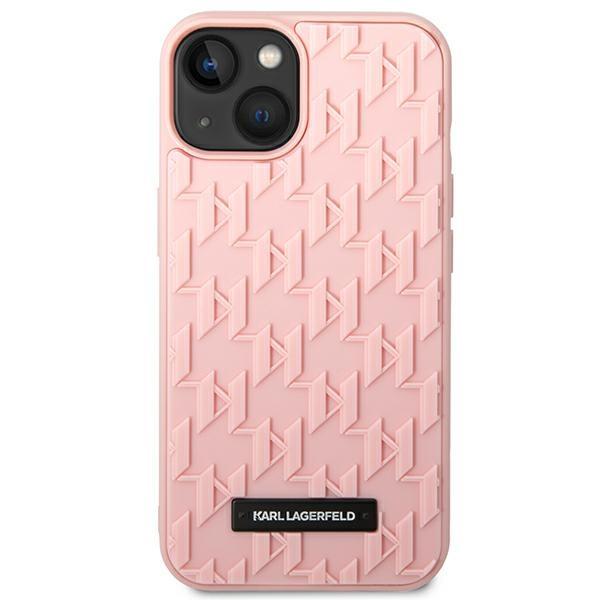 Etui Do iPhone 14 Plus Karl Lagerfeld 3D Monogram Różowe