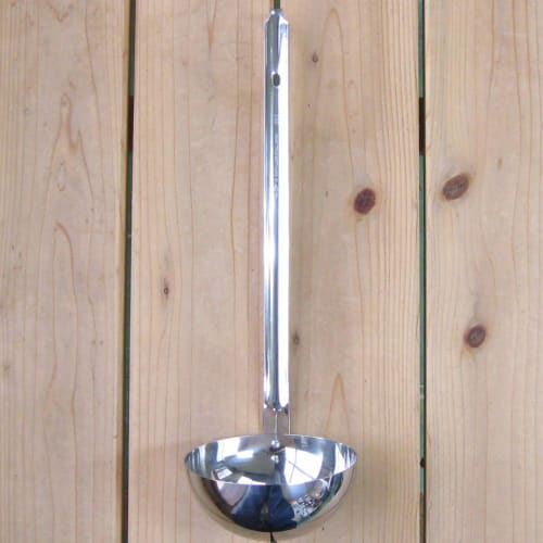 Nagao Soup Ladle, 360cc, SUS304 Stainless Steel, Commercial Use, Made In Japan, 50360