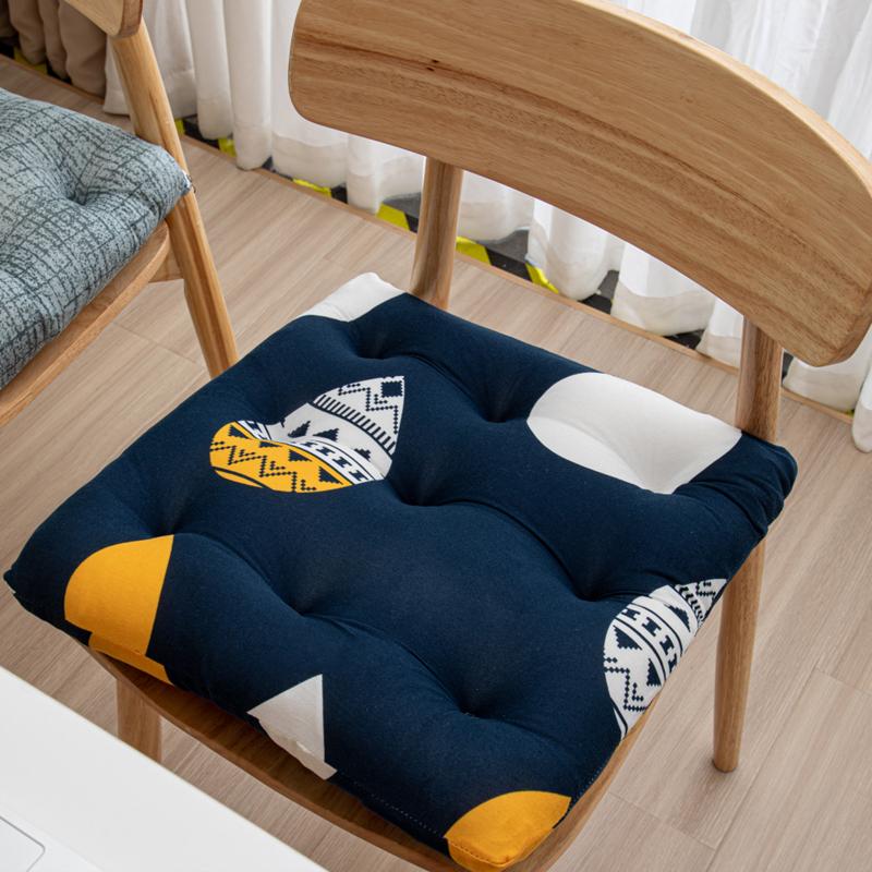 44x44x5cm Chair Thickened Seat Cushion Student Stool Butt Cushion Office Four Seasons Hip Pad Breathable Soft Chair Cushion