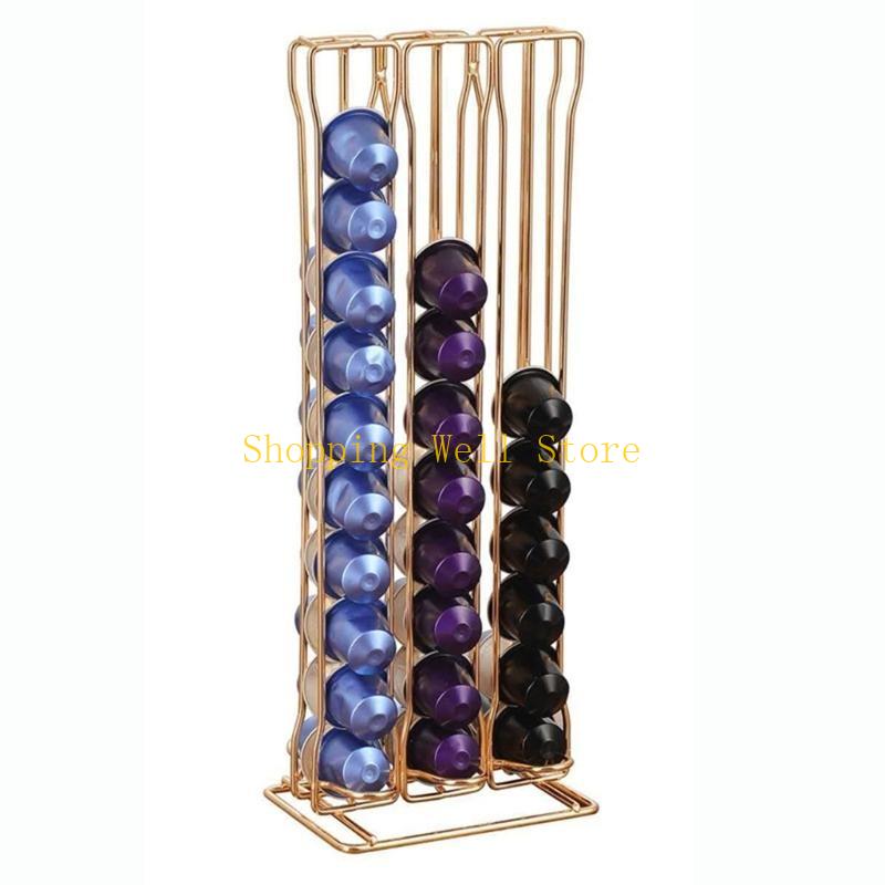 KX4B Coffee Storage Rack Stand Display Shelves for Kitchen Countertop Desk