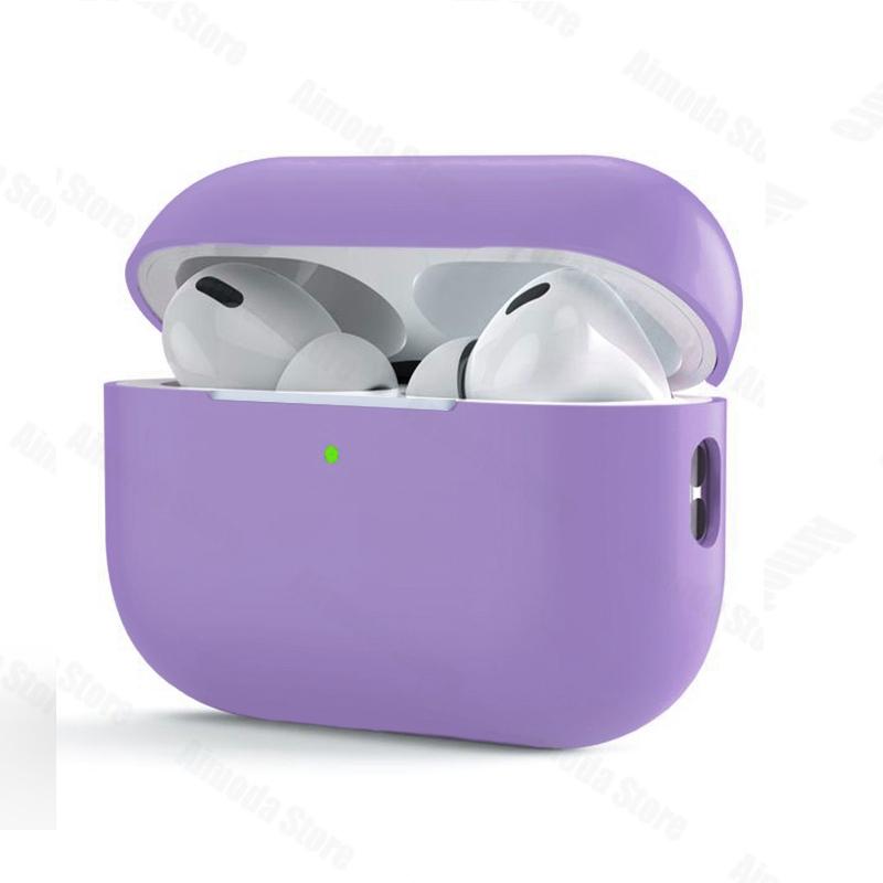 Case For Airpods Pro 2 Silicone Solid Wireless Headphone Cover For Apple Air Pod Pro2 2nd Generation Protective Shell