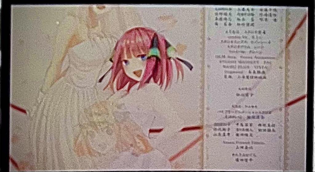 [USED] The Quintessential Quintuplets movie admission bonus film end credits
