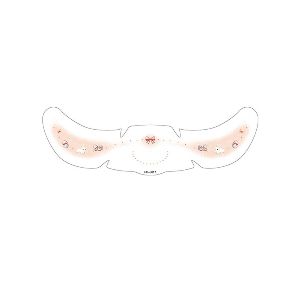 Long Lasting Easter Face Stickers Rabbit Freckle Tattoo Face Temporary Tattoo  Music Festival