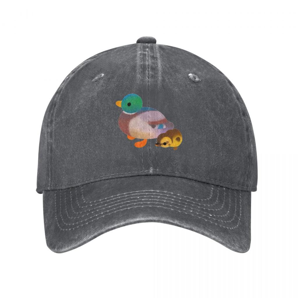 Duck and Duckling dark Baseball Cap Beach Outing Luxury Hat Horse Hat fun hats Golf Unisex Womens