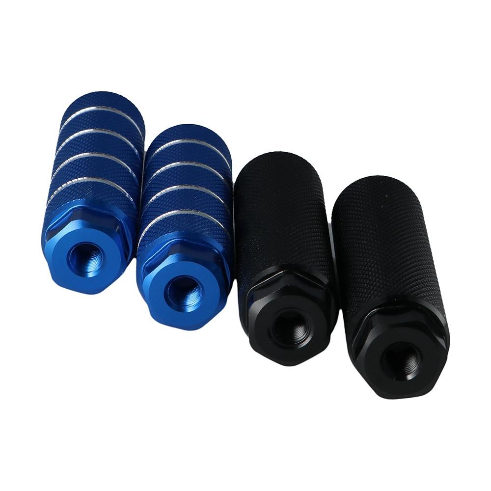 Bike Bicycle Front Rear Wheel Aluminum Zinc Zinc Alloy Bike Axle Pedal Stunt Pegs Bicycle Parts Bike Pegs