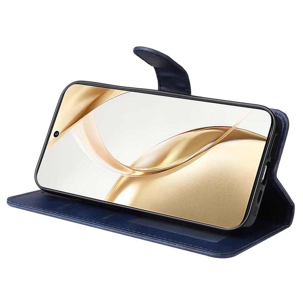 Für Honor 200 5G Hülle PU Leder Ständer Handyhülle mit 3 Kartenfächern