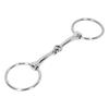 Horse Mouth Bit Stainless Steel Loose Ring Horse Snaffle Bit Anti Biting Mouth Bit for 125mm Horse