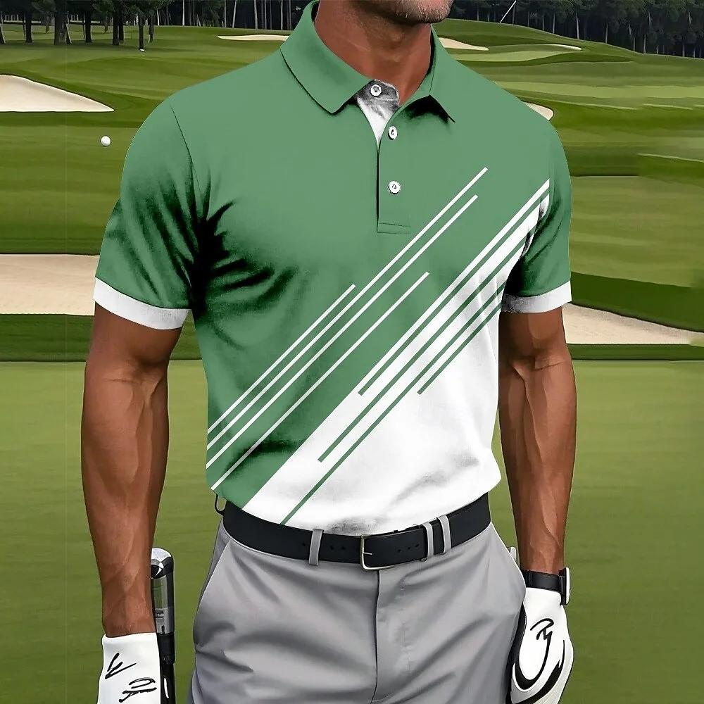 Golf essential! Short-sleeved polo shirt, comfortable and versatile for sports.