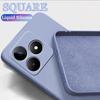 For Cover OPPO Realme C53 Case For OPPO Realme C53 Capas Luxury Liquid Silicone Candy Color TPU Soft Cover For Realme C53 Fundas