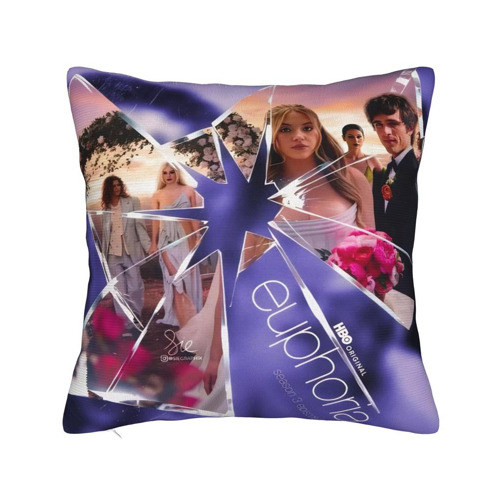 Euphorias Season   Pillow Covers Merchandise Printed Cushion Cover Decoration  Throw Pillow Case Cover Home MultiSize