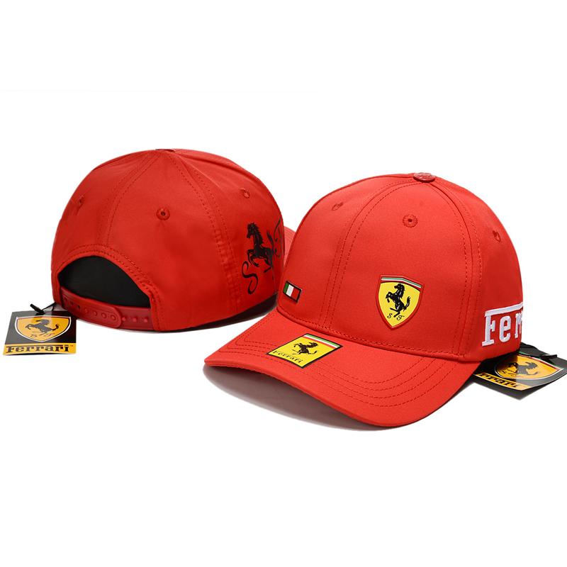 Ferrari Bestickte Bedruckte Baseballkappen und Sonnenschutz-Baseballkappe Geeignet für Alle Jahreszeiten Für Ferrari458 488 F12 FF 430