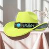 High-quality Woolen Jazz Hat, New Luxury European and American Style Knight Riding Western Cowboy Hat, Trendy for Both Men and Women