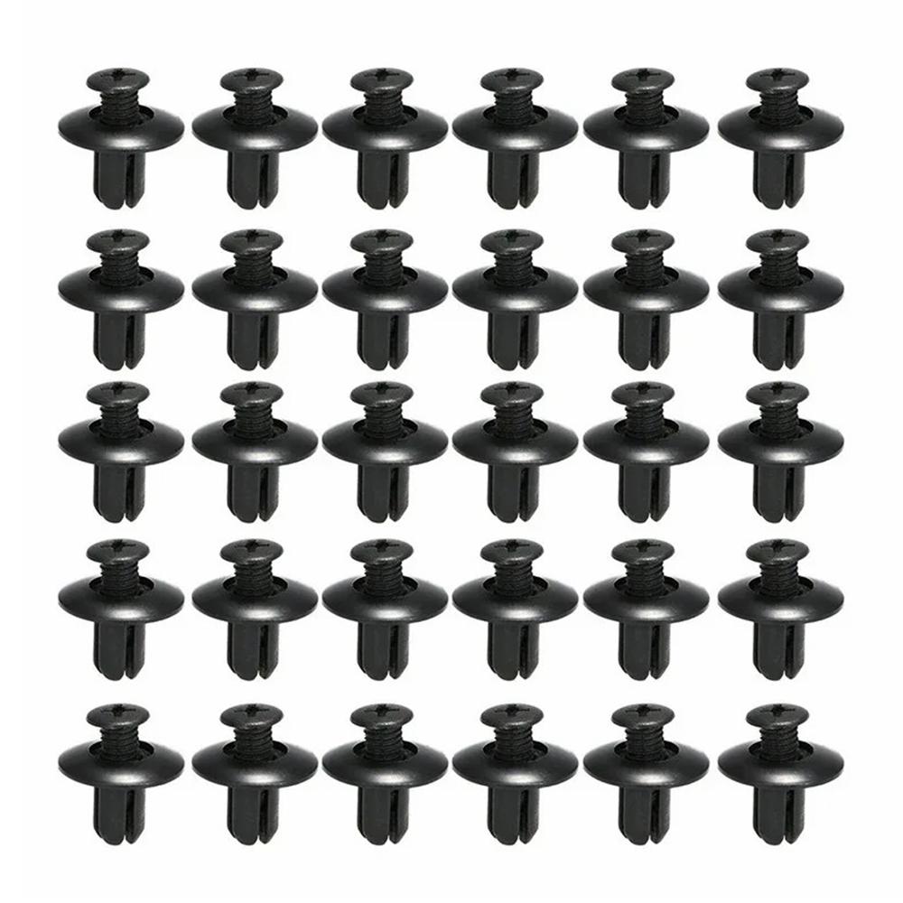 190Pcs Automotive Fasteners Kit 6 Sizes Rivet Clips With 6 Inch Pry Tool Bumper Fender Retainer