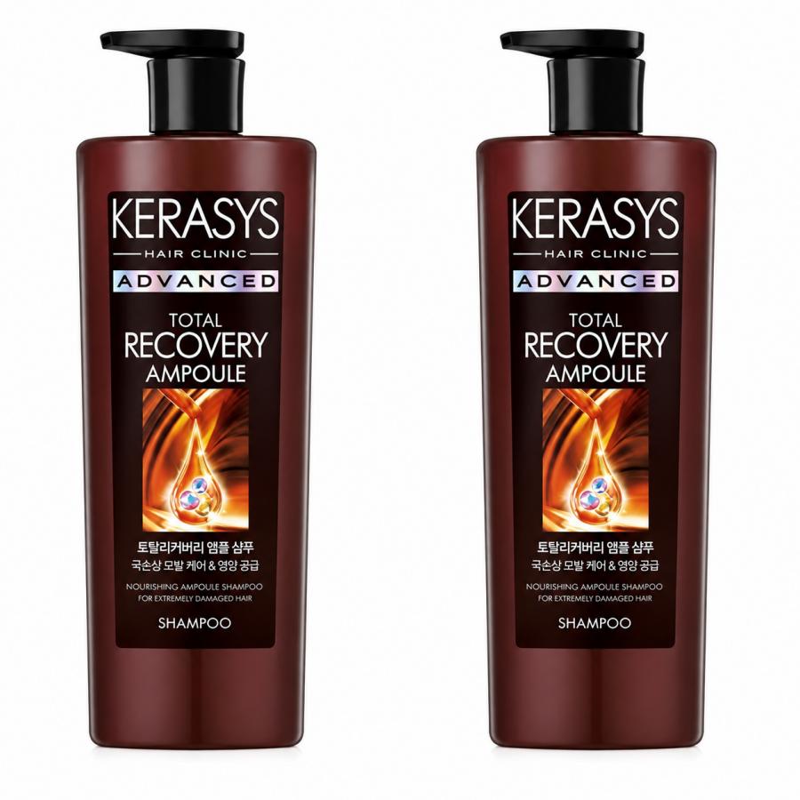 Kerasys Advanced Total Recovery Ampoule Shampoo 750ml*1Pc/2Pcs