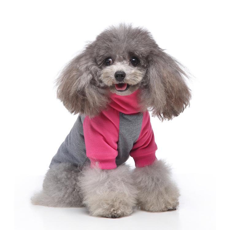 Meiqi Pet Spring & Summer Striped Dog Turtleneck Sweater